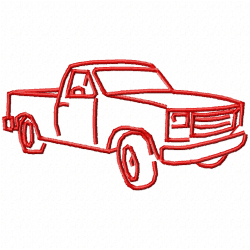 Car Silhouette Embroidery Design 5 Car Silhouette Embroidery Design 5